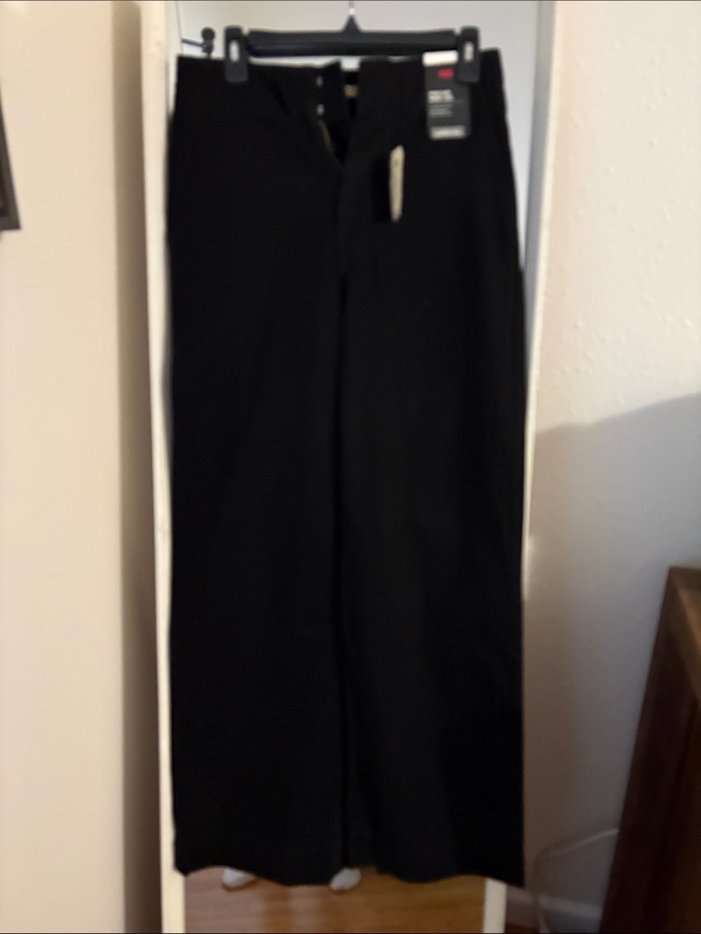 Levi's Black Wide-Leg Chinos